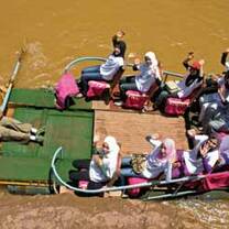 Young girls having an adventure in Morocco