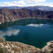 Quilotoa Crater in Ecuador