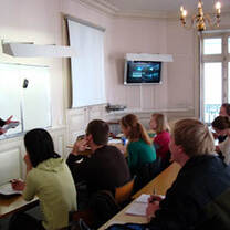 Classroom in the IES Abroad Center, Nantes