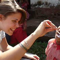 Healthcare volunteer in Laos