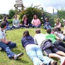 ICDS students in a group exercise in San Jose