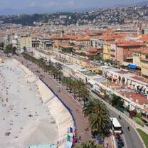 France Nice coast beach