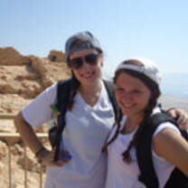Volunteers sightseeing in Israel