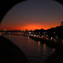 Sunset in Moscow