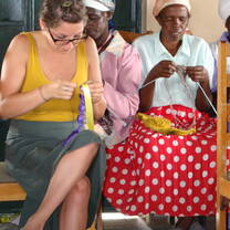 Knit along with your new friends in Kenya