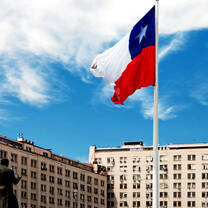Bridge Abroad interns in Santiago