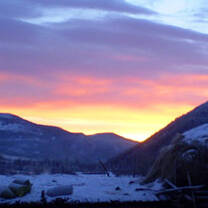 Mongolian sunrise