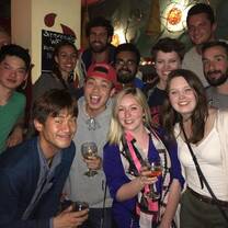 Ole Languages students socializing in Barcelona