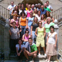 Group Shot on the Stairs!