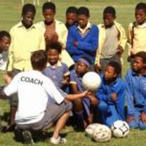 A children's sports team in South Africa