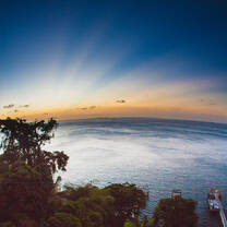Beautiful clear skyline of Salvador