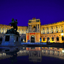 The Hofburg imperial palace in Vienna, Austria
