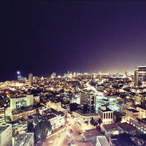 Tel Aviv at night