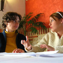 Volunteers teachers in Madrid