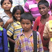 group of children in Sri Lanka