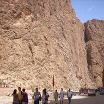 Volunteers sightseeing in Morocco