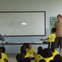Volunteer teachers in Thailand