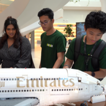 Students get to explore cutting-edge innovations in aviation, gaining insights into the future of customer experience and aviation technology.