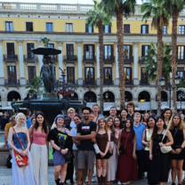 Group photo sightseeing