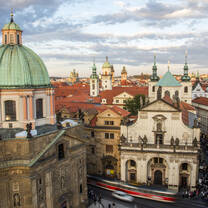 View of Prague architecture.
