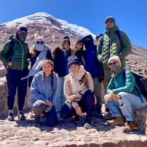 Group shot in Ecuador