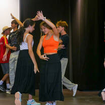 Students learn how to dance flamenco