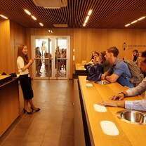 Students taking a class at Le Cordon Bleu during their study abroad program in Paris.