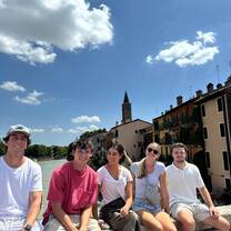Students visiting Verona during their study abroad program.