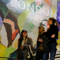 Students visiting auction house