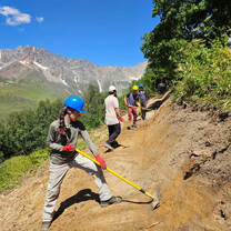 Volunteers in Action: Trailbuilding