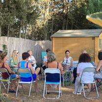 Group gathering informal Spanish conversations