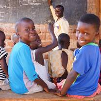 Children attending one of our magical classrooms