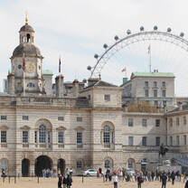 Landscape photo of London Eye.