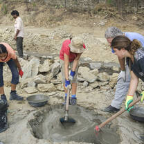 Construction and Renovation volunteers at work