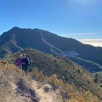 Learn Spanish while hiking in Malaga countryside