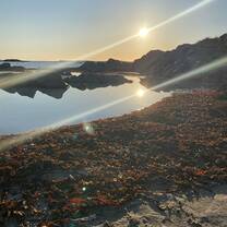 Sunset in southern Norway