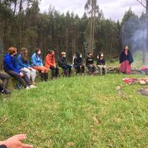 The Group Participates in a Traditional Ceremony