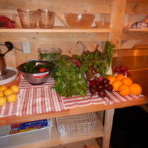 local vegetables for dinner