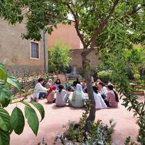 Mindfulness class in the garden