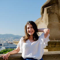 First picture in Barcelona during our bus tour!