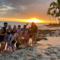 Beach sunset