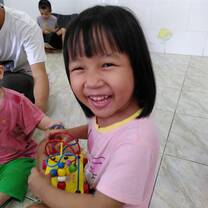 Girl from social support center