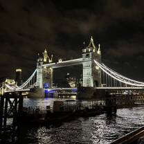 We had dinner right near Tower Bridge on our first night! 