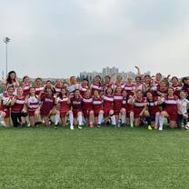 Beijing Ducks Ladies Team Post Match Photo