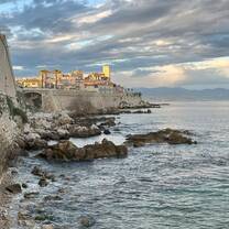 The view of Antibes from the coast - Breathtaking. 