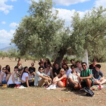 My favorite people in May under a tree 