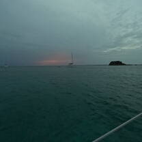 awesome sunset after storm