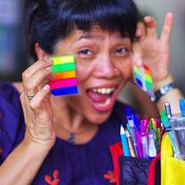 Colors and teaching are my 'thing'.