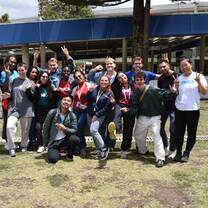 Picture from a school's English day, where we all volunteered together doing activities