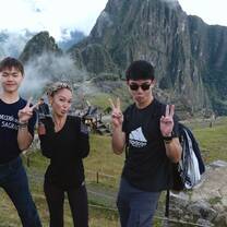 My friends and I at Machu Picchu 